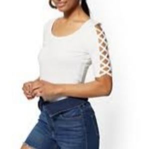 💥Tee Cross Sleeve